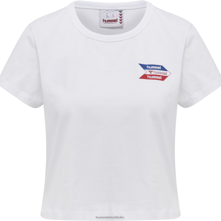se Hummel kvinnor hmlic texas beskuren t-shirt LL40V3074 \"avskuren t-shirt\"