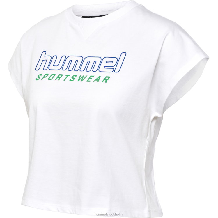 se Hummel kvinnor hmllgc juni beskuren t-shirt LL40V2284 \"sportig beskuren t-shirt\"