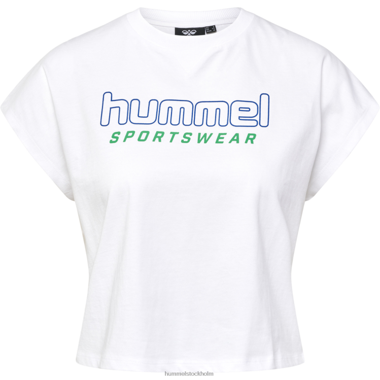 se Hummel kvinnor hmllgc juni beskuren t-shirt LL40V2284 \"sportig beskuren t-shirt\"