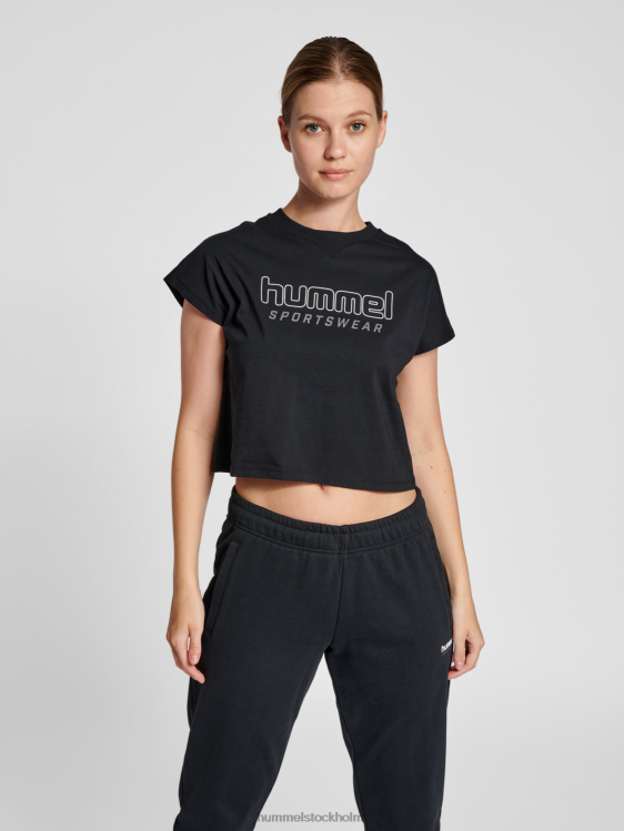 se Hummel kvinnor hmllgc juni beskuren t-shirt LL40V2683 "avskuren t-shirt"