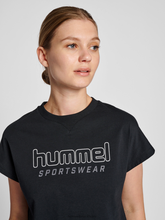 se Hummel kvinnor hmllgc juni beskuren t-shirt LL40V2683 \"avskuren t-shirt\"