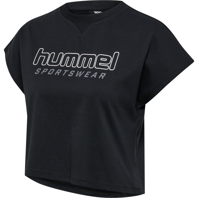 se Hummel kvinnor hmllgc juni beskuren t-shirt LL40V2683 \"avskuren t-shirt\"