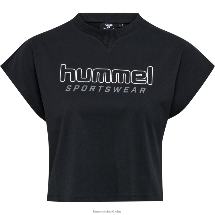 se Hummel kvinnor hmllgc juni beskuren t-shirt LL40V2683 \"avskuren t-shirt\"