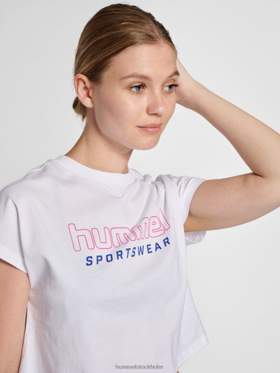 se Hummel kvinnor hmllgc juni beskuren t-shirt LL40V2695 \"avskuren t-shirt\"