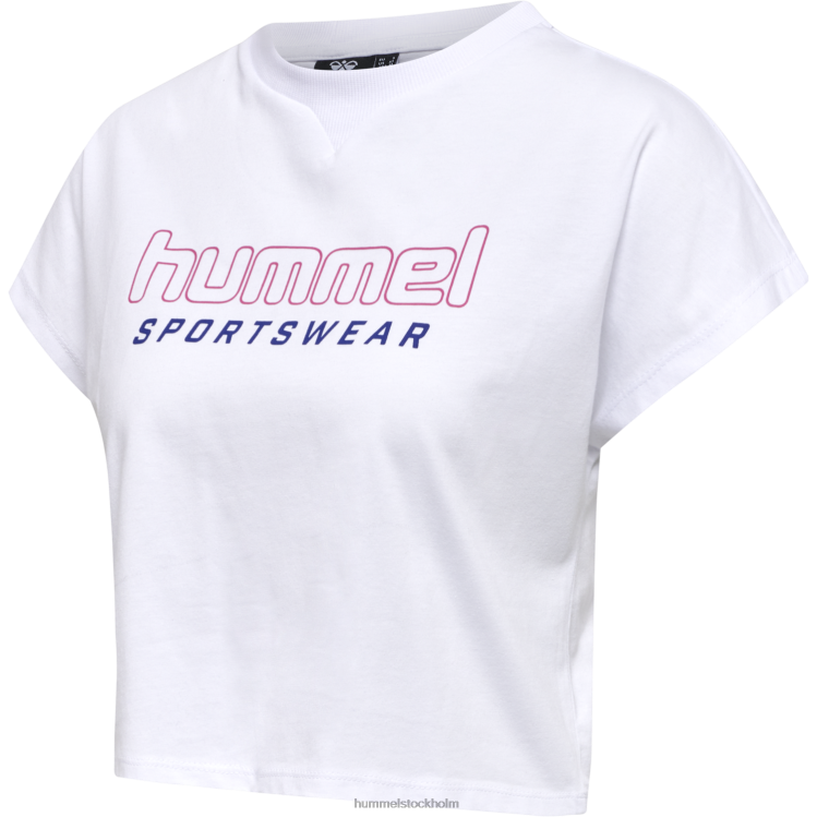 se Hummel kvinnor hmllgc juni beskuren t-shirt LL40V2695 \"avskuren t-shirt\"
