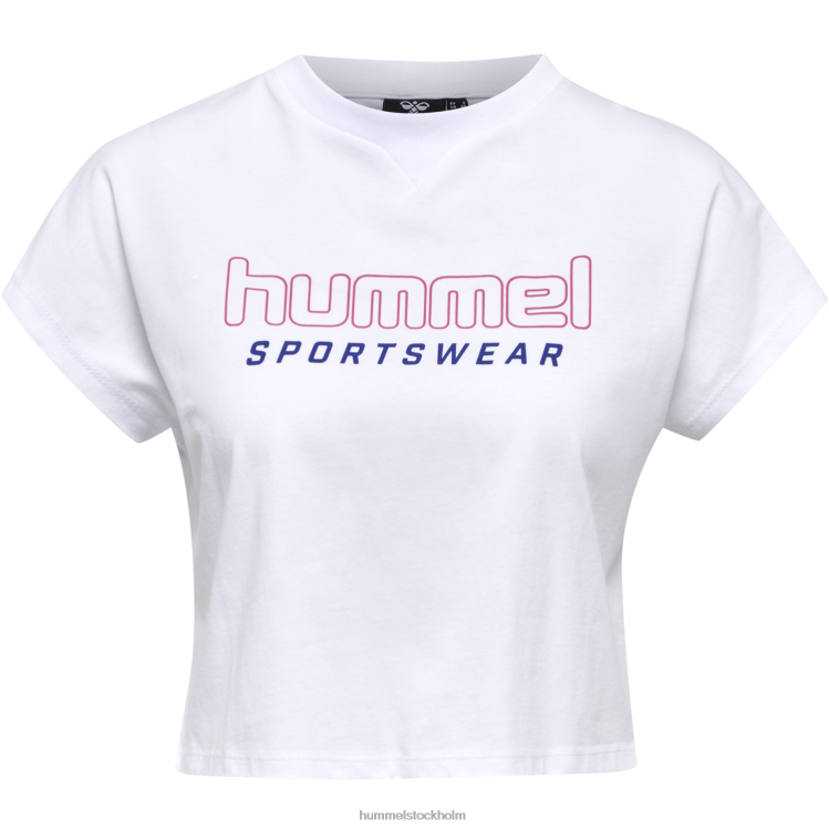 se Hummel kvinnor hmllgc juni beskuren t-shirt LL40V2695 \"avskuren t-shirt\"