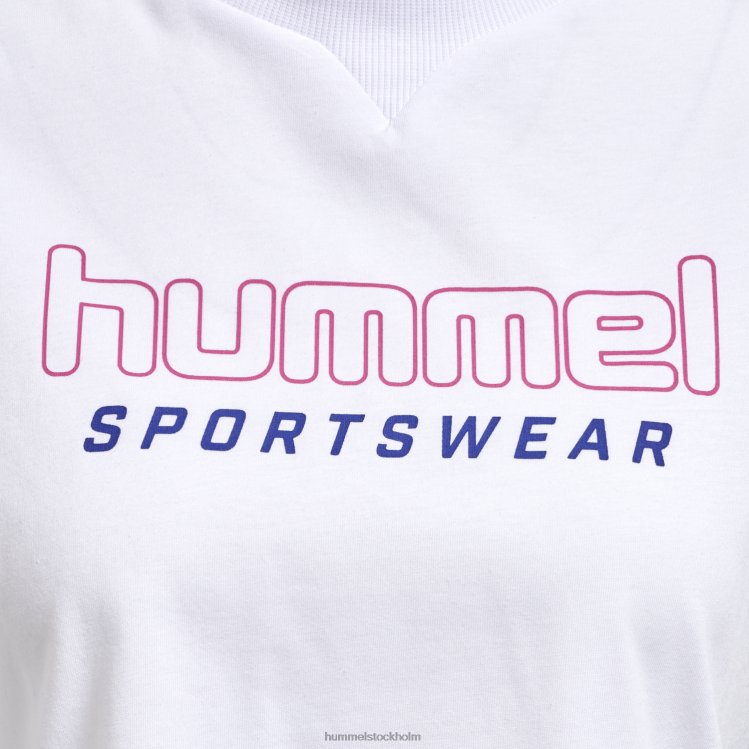 se Hummel kvinnor hmllgc juni beskuren t-shirt LL40V2695 \"avskuren t-shirt\"