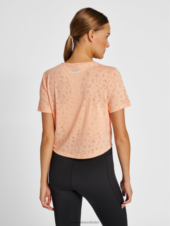 se Hummel kvinnor hmlmt t-shirt för irisutbrändhet LL40V2466 \"avskuren t-shirt\"