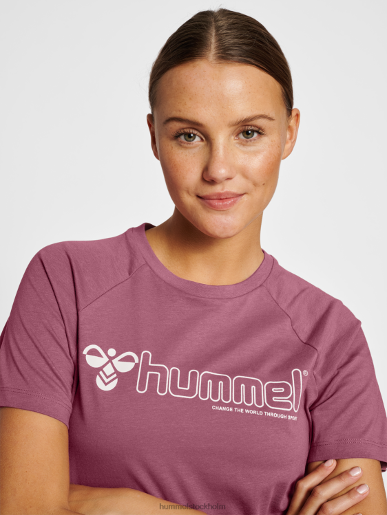 se Hummel kvinnor hmlnoni 2.0 t-shirt LL40V2781 \"t-shirt med rund hals\"