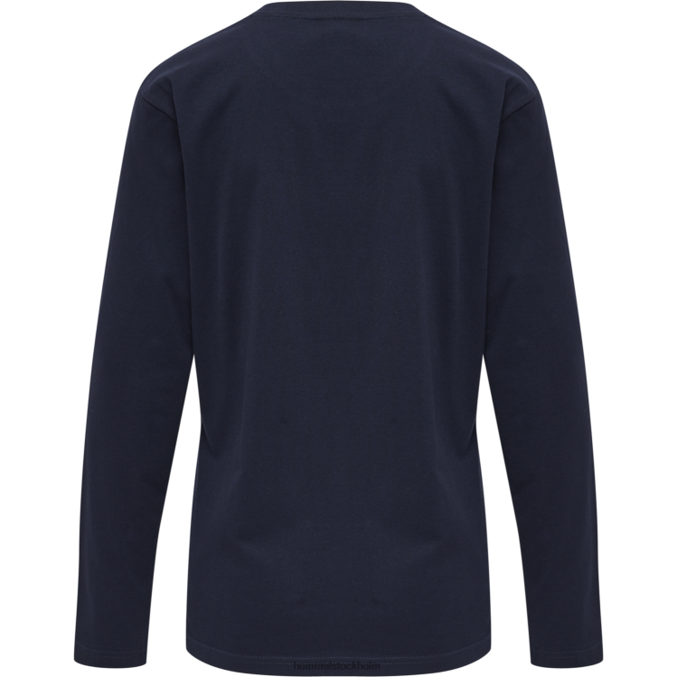 se Hummel kvinnor hmlröd basic t-shirt l/s LL40V2717 \"långärmad t-shirt\"