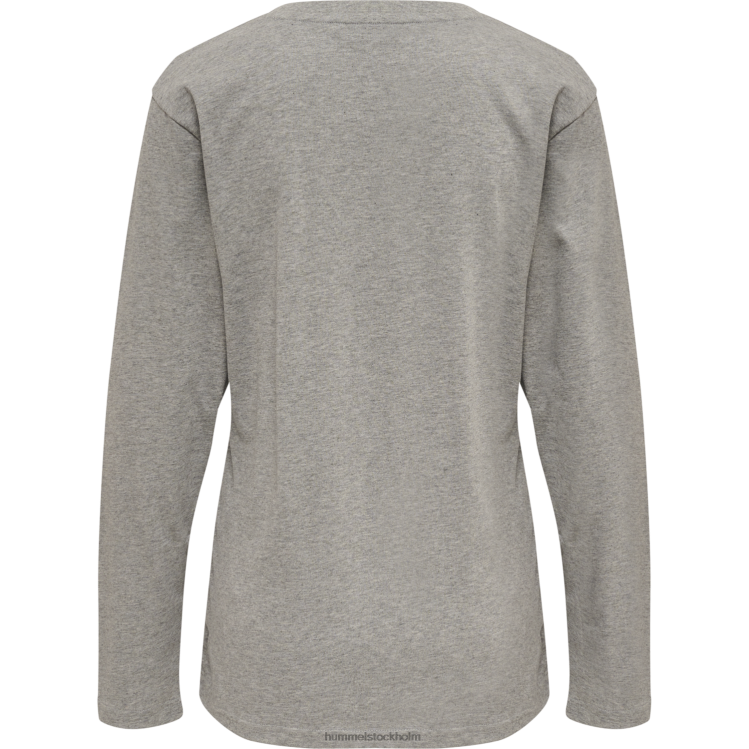 se Hummel kvinnor hmlröd basic t-shirt l/s LL40V3146 \"långärmad t-shirt\"