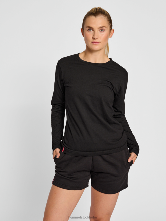 se Hummel kvinnor hmlröd basic t-shirt l/s LL40V3321 "långärmad t-shirt"