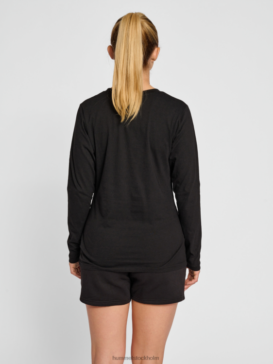 se Hummel kvinnor hmlröd basic t-shirt l/s LL40V3321 \"långärmad t-shirt\"