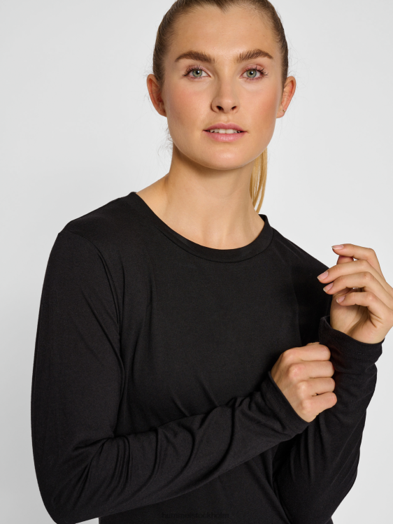 se Hummel kvinnor hmlröd basic t-shirt l/s LL40V3321 \"långärmad t-shirt\"