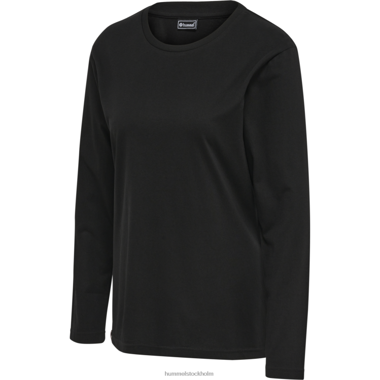 se Hummel kvinnor hmlröd basic t-shirt l/s LL40V3321 \"långärmad t-shirt\"