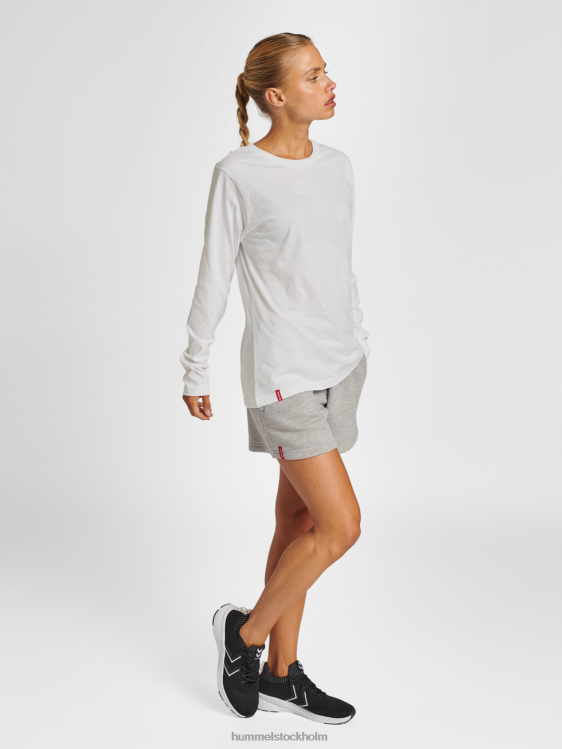 se Hummel kvinnor hmlröd basic t-shirt l/s LL40V3464 \"långärmad t-shirt\"