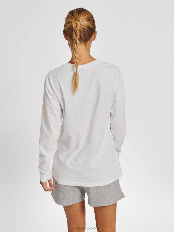 se Hummel kvinnor hmlröd basic t-shirt l/s LL40V3464 \"långärmad t-shirt\"