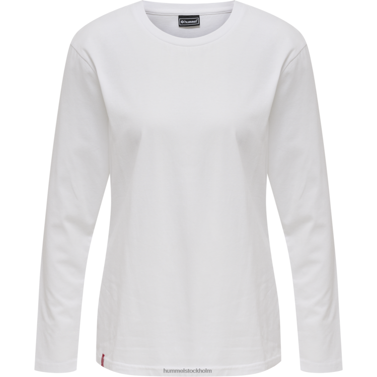 se Hummel kvinnor hmlröd basic t-shirt l/s LL40V3464 \"långärmad t-shirt\"