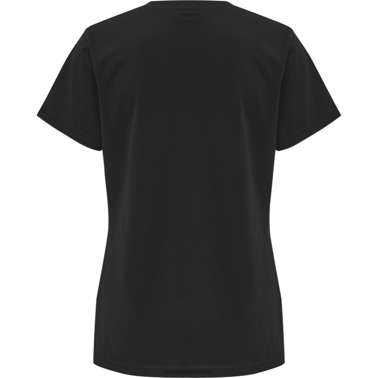 se Hummel kvinnor hmlröd basic t-shirt s/s LL40V2721 \"kortärmad t-shirt\"