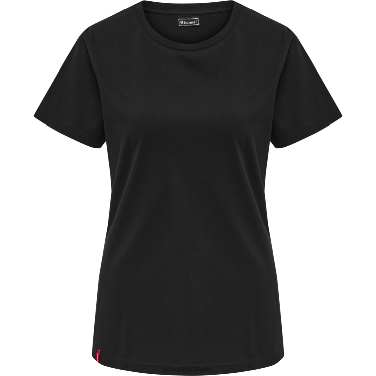 se Hummel kvinnor hmlröd basic t-shirt s/s LL40V2721 \"kortärmad t-shirt\"