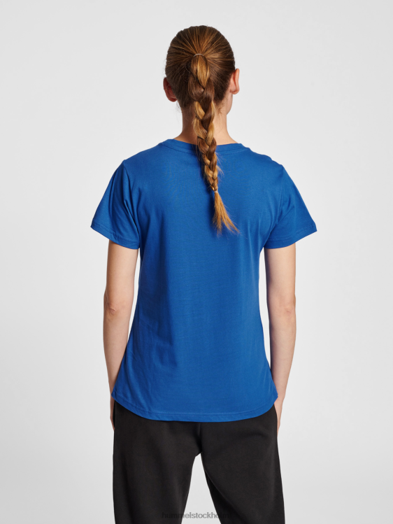 se Hummel kvinnor hmlröd basic t-shirt s/s LL40V2949 \"kortärmad t-shirt\"