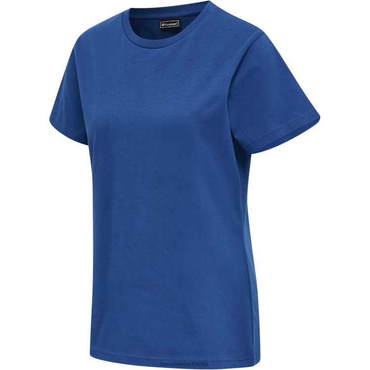 se Hummel kvinnor hmlröd basic t-shirt s/s LL40V2949 \"kortärmad t-shirt\"