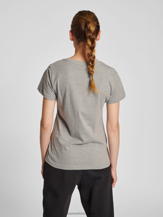 se Hummel kvinnor hmlröd basic t-shirt s/s LL40V2955 \"kortärmad t-shirt\"