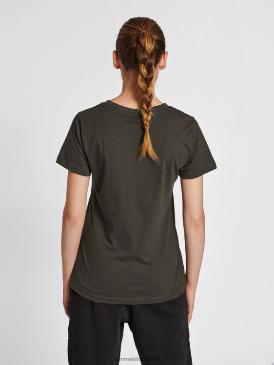 se Hummel kvinnor hmlröd basic t-shirt s/s LL40V2957 \"kortärmad t-shirt\"