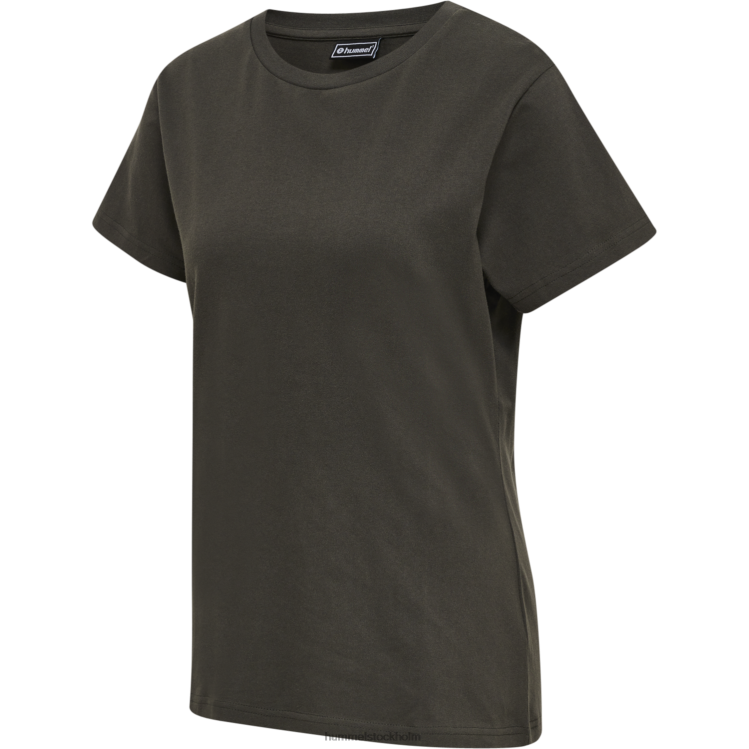 se Hummel kvinnor hmlröd basic t-shirt s/s LL40V2957 \"kortärmad t-shirt\"