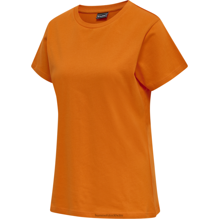se Hummel kvinnor hmlröd basic t-shirt s/s LL40V2967 \"kortärmad t-shirt\"