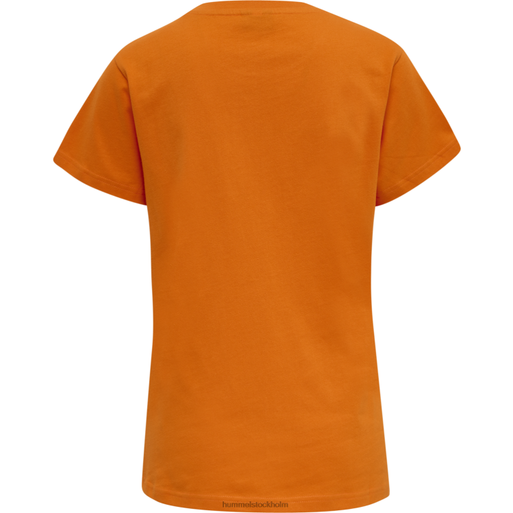 se Hummel kvinnor hmlröd basic t-shirt s/s LL40V2967 \"kortärmad t-shirt\"