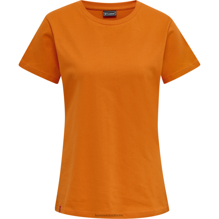 se Hummel kvinnor hmlröd basic t-shirt s/s LL40V2967 \"kortärmad t-shirt\"
