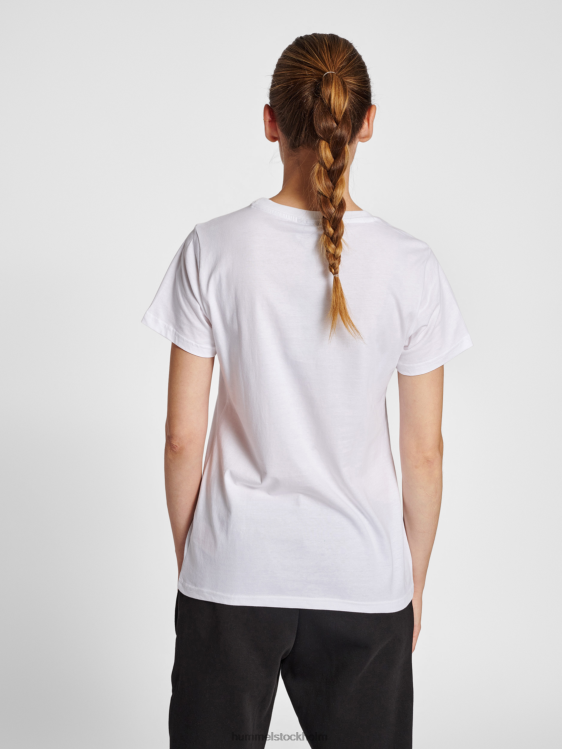 se Hummel kvinnor hmlröd basic t-shirt s/s LL40V2968 \"kortärmad t-shirt\"