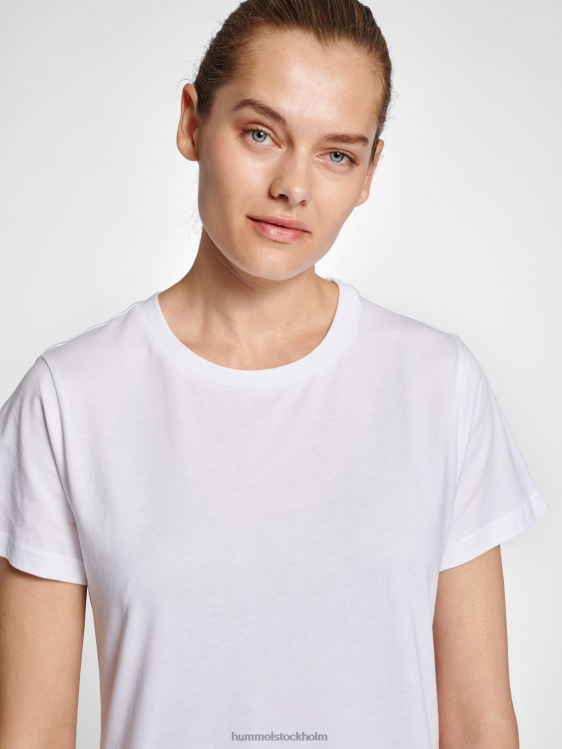 se Hummel kvinnor hmlröd basic t-shirt s/s LL40V2968 \"kortärmad t-shirt\"