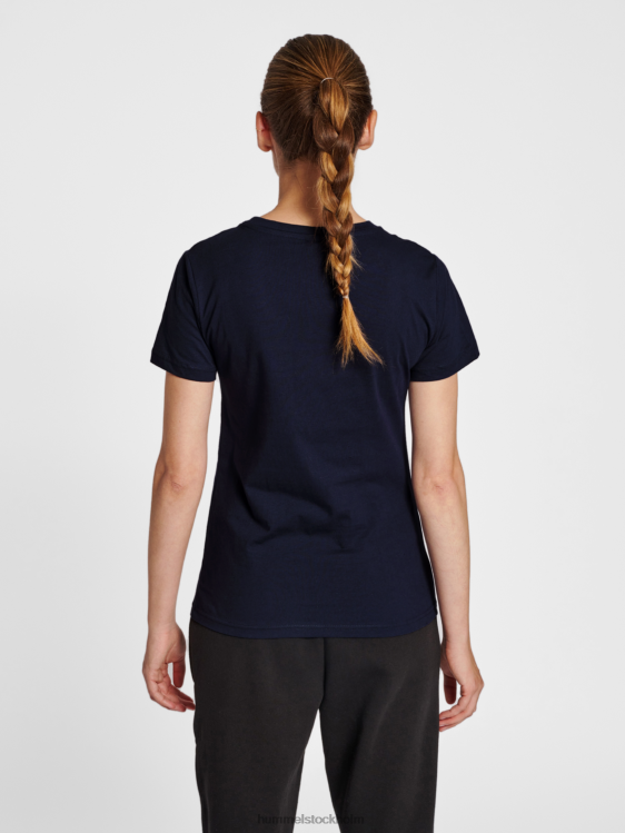 se Hummel kvinnor hmlröd basic t-shirt s/s LL40V2969 \"kortärmad t-shirt\"