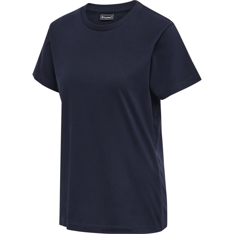 se Hummel kvinnor hmlröd basic t-shirt s/s LL40V2969 \"kortärmad t-shirt\"