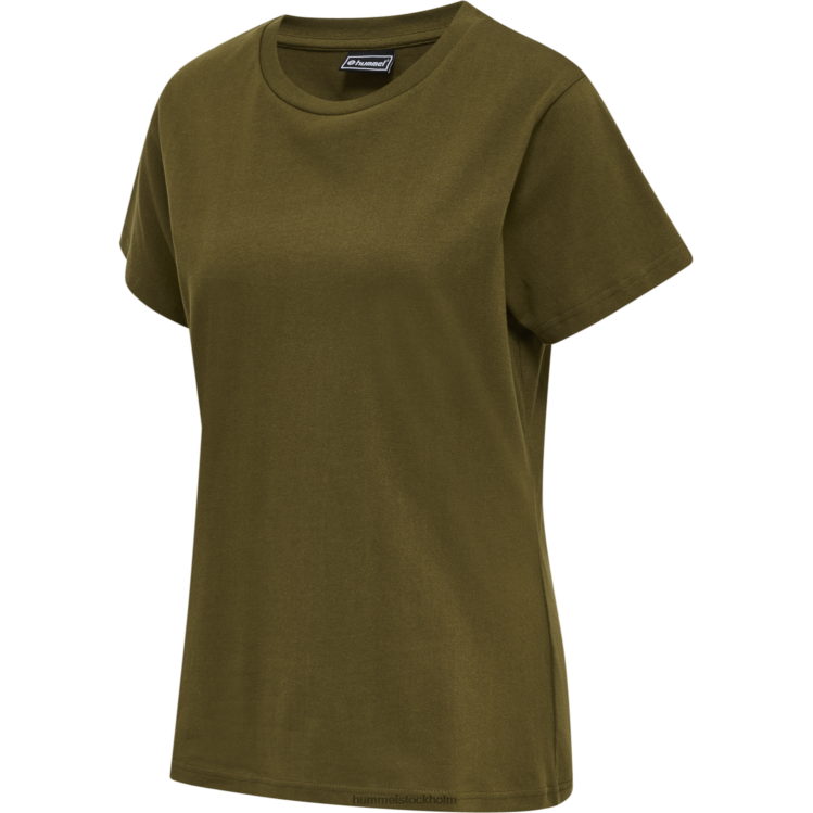 se Hummel kvinnor hmlröd basic t-shirt s/s LL40V2970 \"kortärmad t-shirt\"