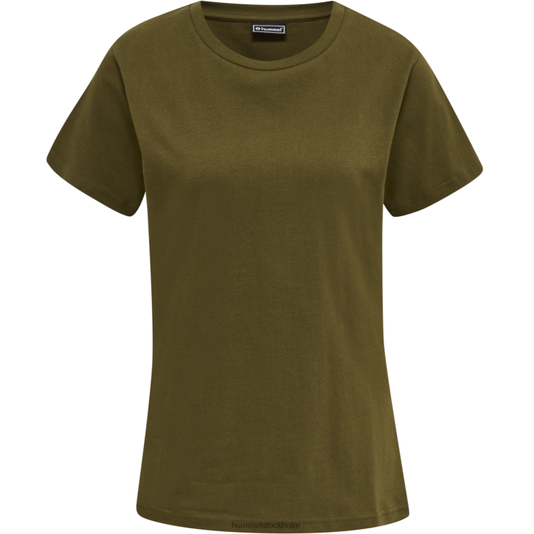 se Hummel kvinnor hmlröd basic t-shirt s/s LL40V2970 \"kortärmad t-shirt\"