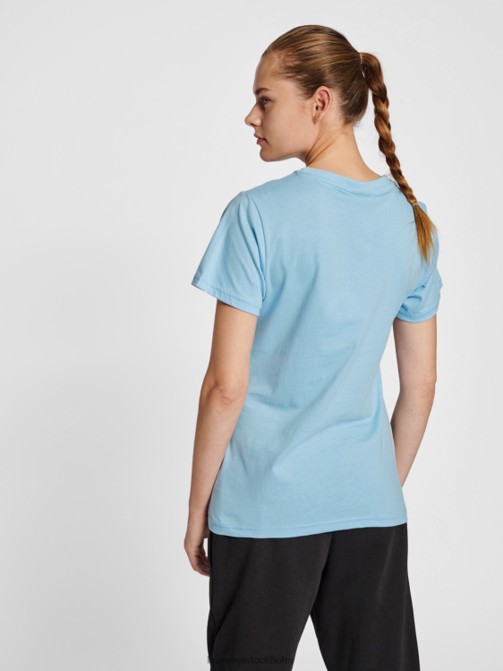 se Hummel kvinnor hmlröd basic t-shirt s/s LL40V3144 \"kortärmad t-shirt\"