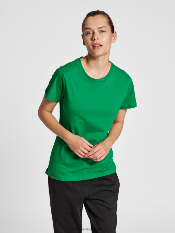 se Hummel kvinnor hmlröd basic t-shirt s/s LL40V3153 "kortärmad t-shirt"