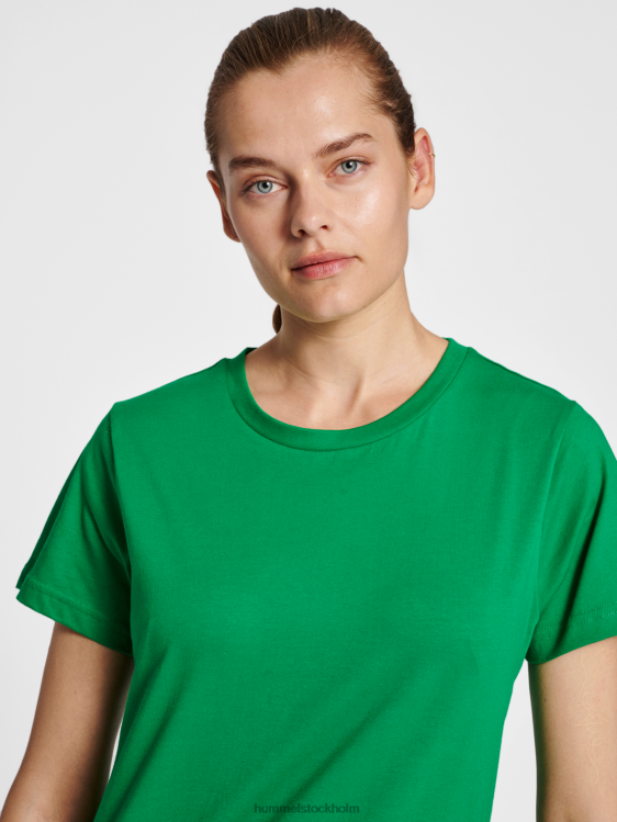 se Hummel kvinnor hmlröd basic t-shirt s/s LL40V3153 \"kortärmad t-shirt\"