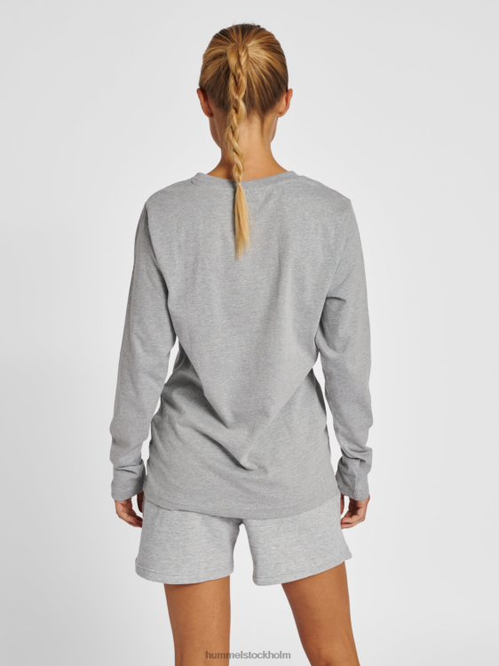 se Hummel kvinnor hmlröd tung t-shirt l/s LL40V2908 \"långärmad t-shirt\"