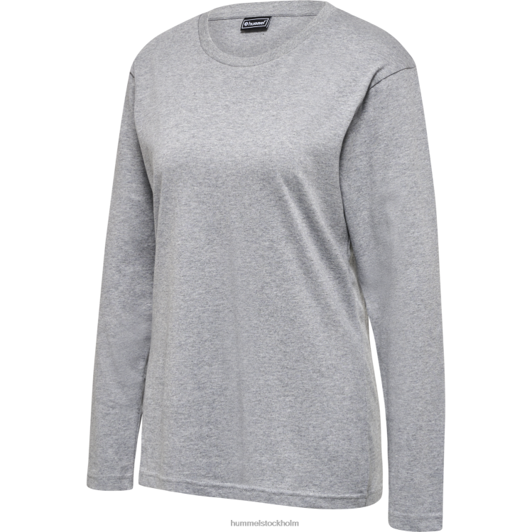 se Hummel kvinnor hmlröd tung t-shirt l/s LL40V2908 \"långärmad t-shirt\"