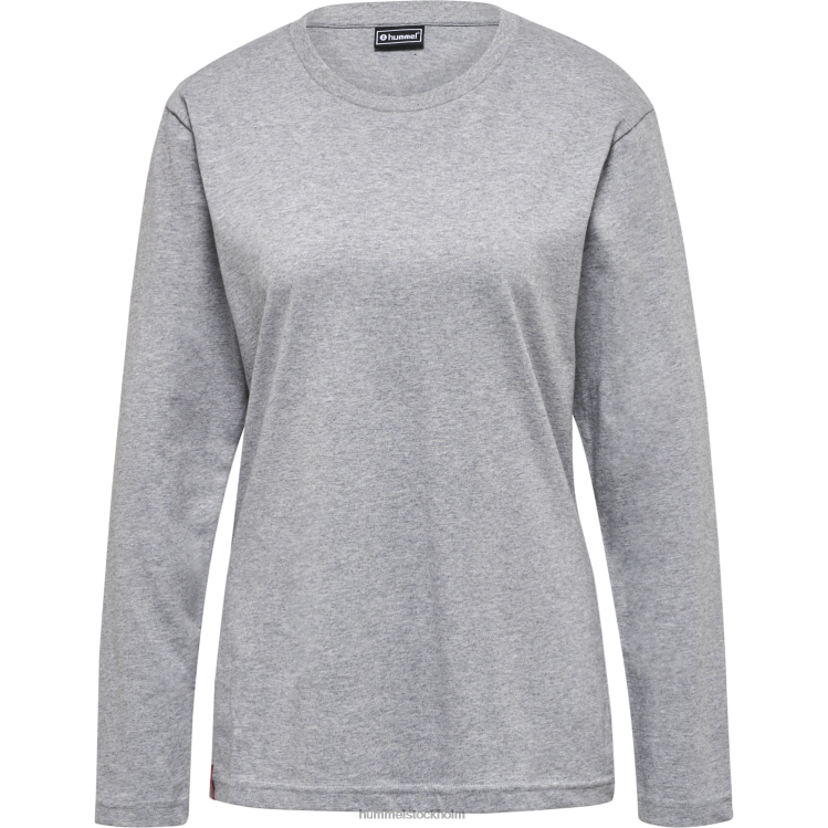 se Hummel kvinnor hmlröd tung t-shirt l/s LL40V2908 \"långärmad t-shirt\"