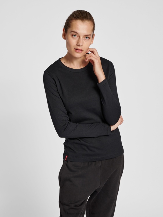 se Hummel kvinnor hmlröd tung t-shirt l/s LL40V2940 "långärmad t-shirt"