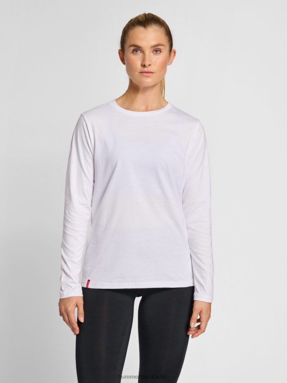 se Hummel kvinnor hmlröd tung t-shirt l/s LL40V2973 "långärmad t-shirt"
