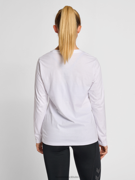 se Hummel kvinnor hmlröd tung t-shirt l/s LL40V2973 \"långärmad t-shirt\"