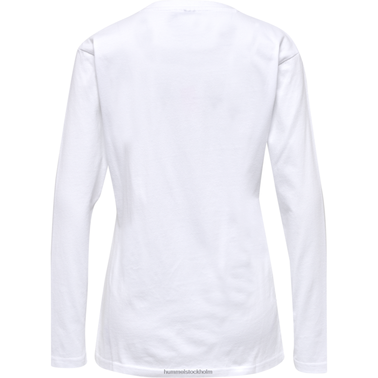 se Hummel kvinnor hmlröd tung t-shirt l/s LL40V2973 \"långärmad t-shirt\"