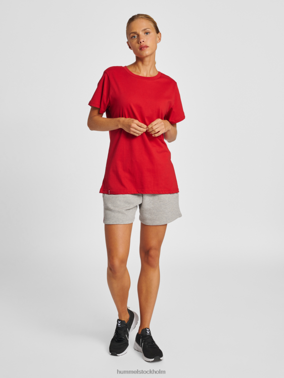 se Hummel kvinnor hmlröd tung t-shirt s/s LL40V2935 \"kortärmad t-shirt\"