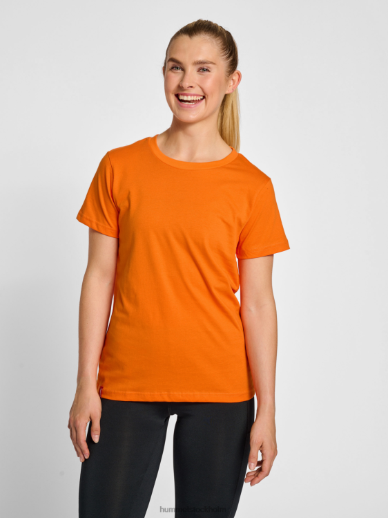 se Hummel kvinnor hmlröd tung t-shirt s/s LL40V2943 "kortärmad t-shirt"